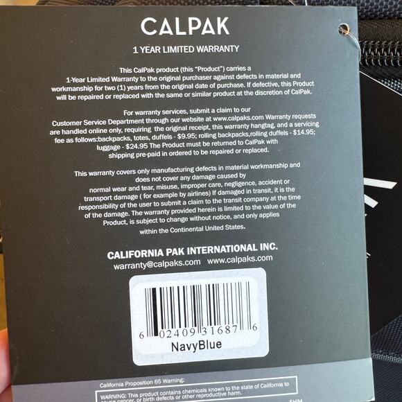 CALPAK NWT Magno Armor Laptop Bag Briefcase Padded Pockets Adjustable Strap - Picture 9 of 13